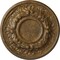 Ekena Millwork Odessa Ceiling Medallion (Fits Canopies up to 2 1/2"), Hnd-Painted Rubbed Bronze, 7 1/2"OD x 1 1/8"P CM07ODRZS - alternate 1